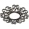 Ekena Millwork Reims Architectural Grade PVC Pierced Medallion, 16"OD x 6 1/8"ID x 1/2"P, Antiqued Warm Silver CMPP16REAWS - alternate 5